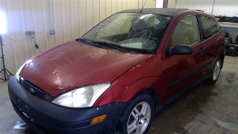 2001 Ford Focus Used Seat Belt, Front (bucket), driver, retractor, Cpe Black