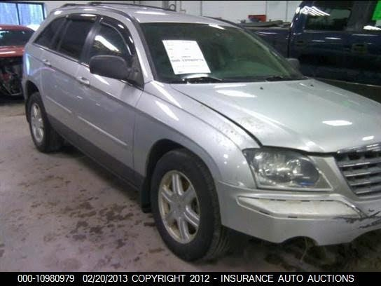 2006 CHRYSLER PACIFICA Used Mirror Door Power, (heated), (foldaway), automatic dimming, textured, RH