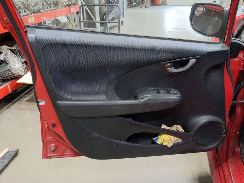 2009 Honda Fit Used Interior Trim Panel, Door Front Left Inner; Gas; black