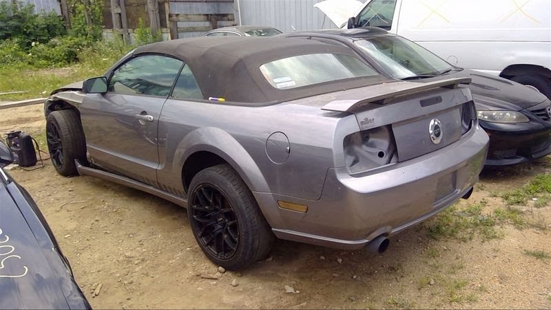 2007 Ford Mustang Used Quarter Window Regulator (Conv), (electric, includes motor), RH