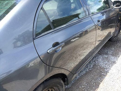 2013 TOYOTA COROLLA Used Door Rear (side of vehicle) RH, electric windows, North America built gry