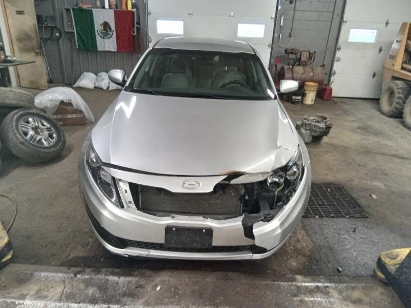 2012 KIA OPTIMA Used Mirror Door Power, (turn signal), LX (manual folding), US built, LH  Silver