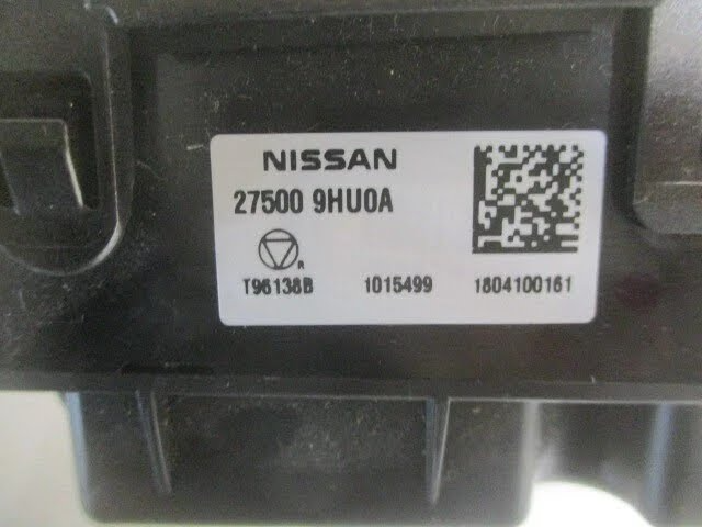 2018 NISSAN ALTIMA Used AC Control/Heater (see also Radio or TV Screen) AC Controls - 27500-9HU0A