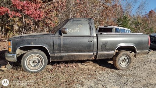 1990-CHEVY TRUCK-SILVERADO 2500 (1999 UP)-Interior Trim Panel Door (Front)-LH & RH - Power Windows - Black or Dark Gray