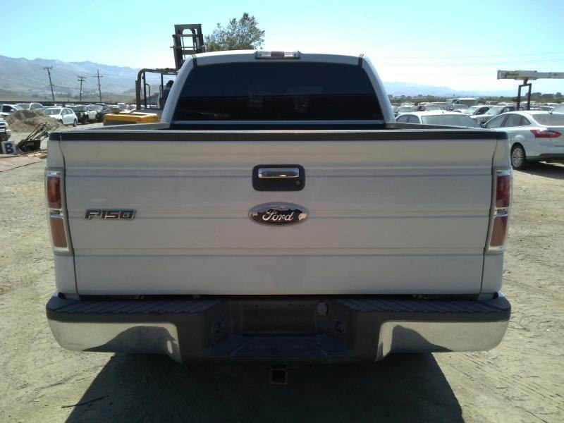 2013 FORD TRUCK-F150 Used  Tailgate/Trunk Lid w/o aluminum trim panel; w/o tailgate step; w/o rear view camera #White