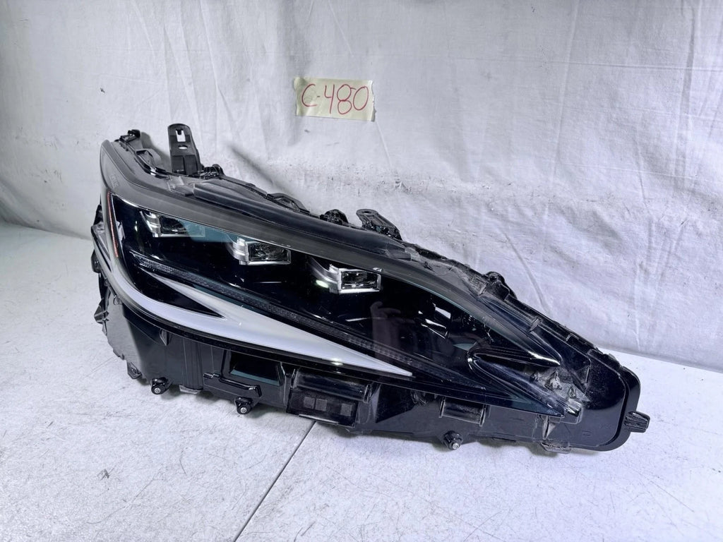 2019 LEXUS ES350 Used Headlight Assembly North America built, triple beam (adaptive), RH