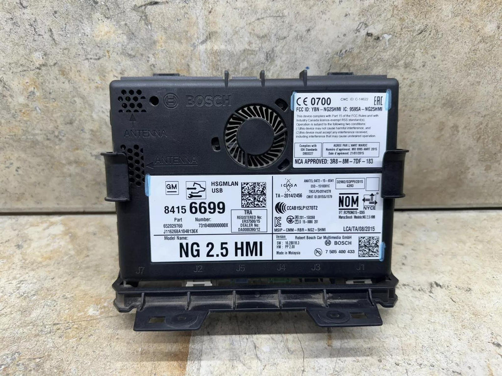 2016 - CHEVY SUBURBAN-1500 - used - Radio/CD (see also A/C Control or TV Screen) - 84028492