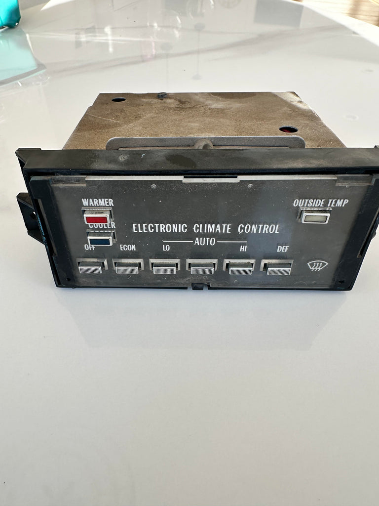 1984 CADILLAC ELDORADO Used AC Control/Heater gasoline, rear defrost (opt C49)